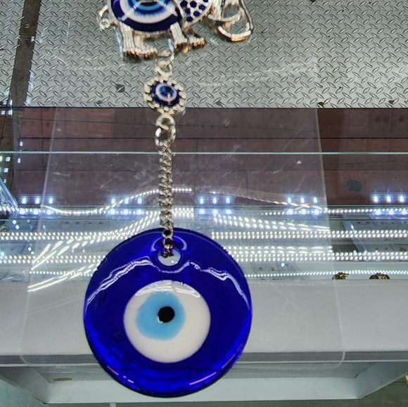 Brand New Evil Eye 3 Elephant with sunflower wall hanging - Picture 3 of 5